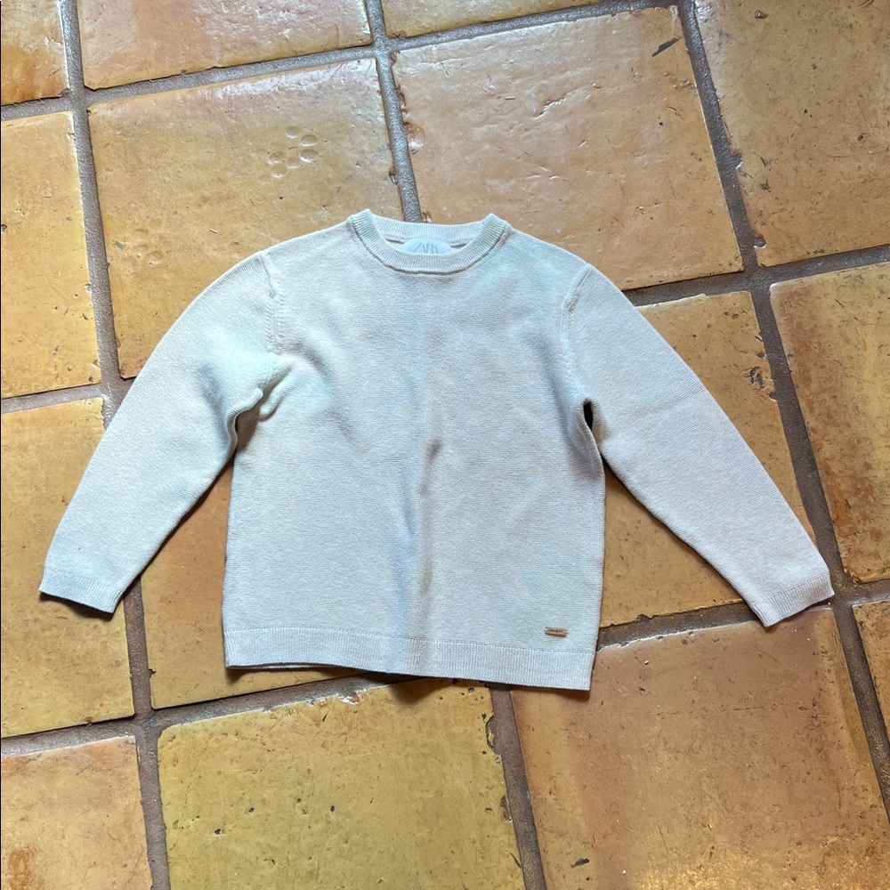 Zara sweater in oatmeal color